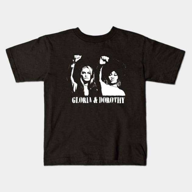 GLORIA & DOROTHY Stencil Kids T-Shirt by IconStencils